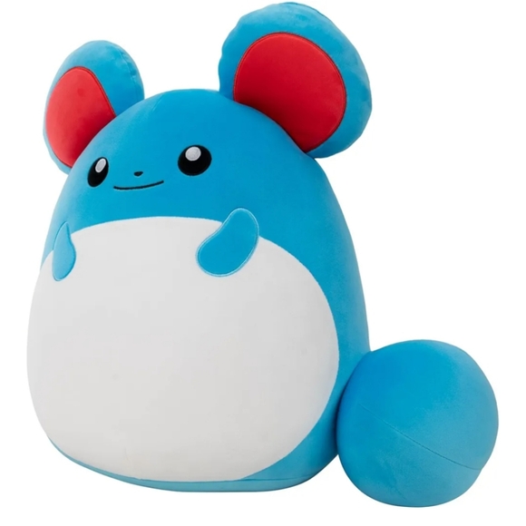 Squishmallows Original 14-Inch Marill Pokémon Plush - Ultrasoft Official Jazware - Picture 3 of 5